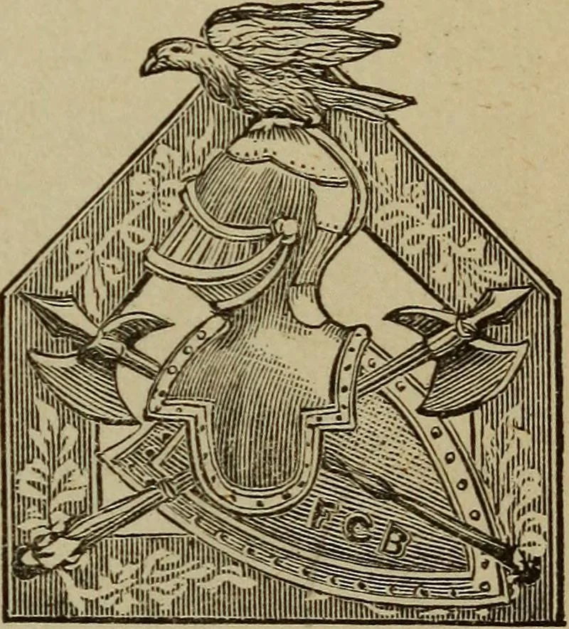 An illustration from The Knights of Pythias complete manual and text-book .., 1886, leaf 252
