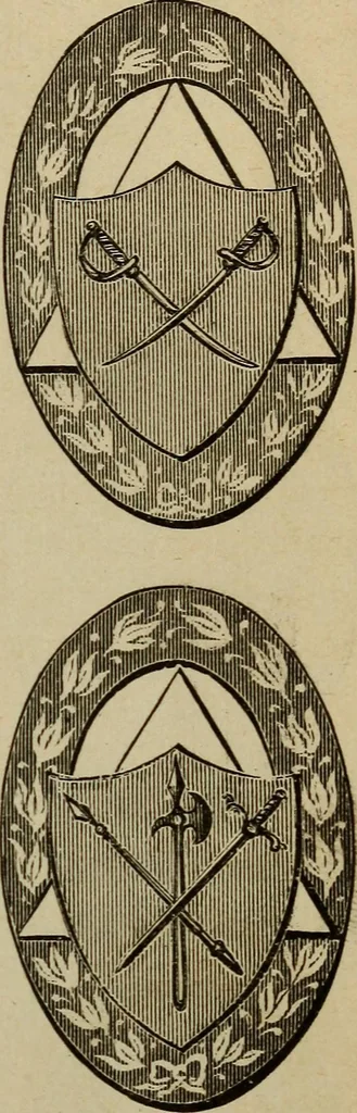 An illustration from The Knights of Pythias complete manual and text-book .., 1886, leaf 258