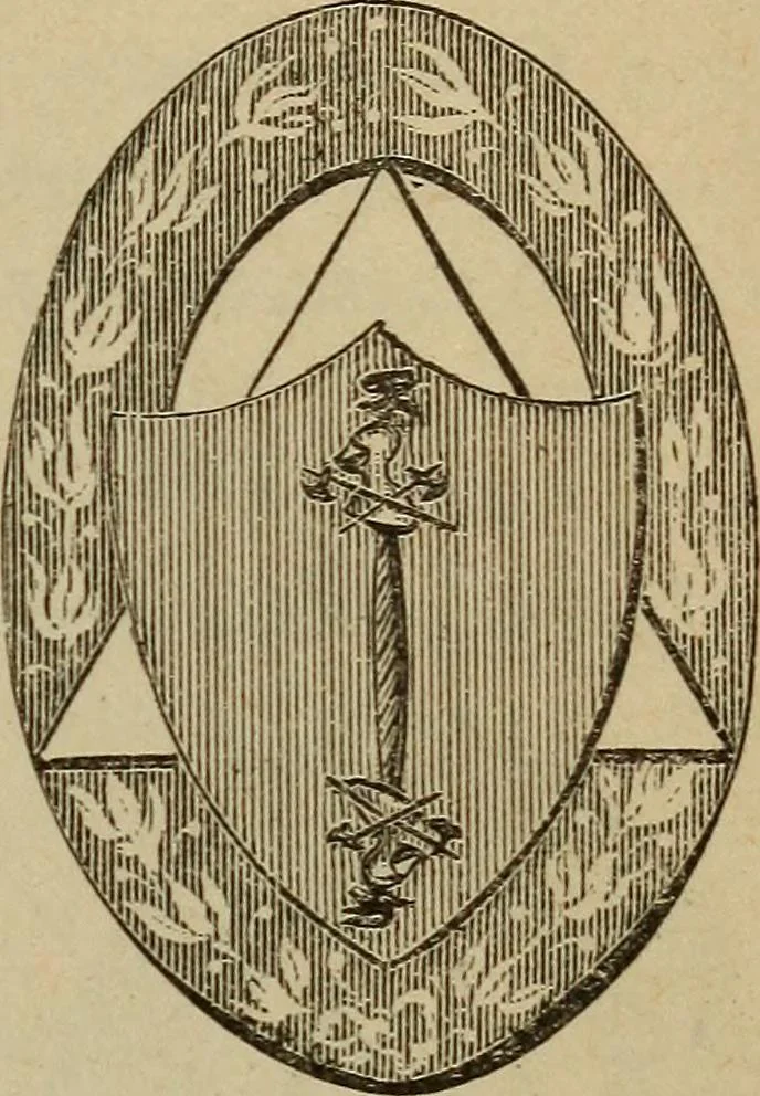 An illustration from The Knights of Pythias complete manual and text-book .., 1886, leaf 260