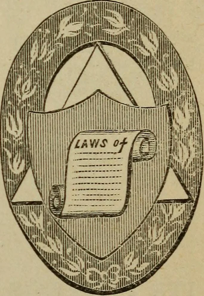 An illustration from The Knights of Pythias complete manual and text-book .., 1886, leaf 260