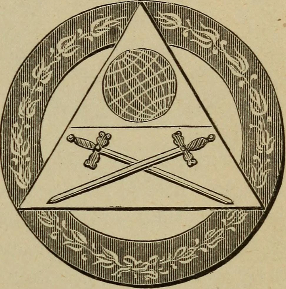 An illustration from The Knights of Pythias complete manual and text-book .., 1886, leaf 264