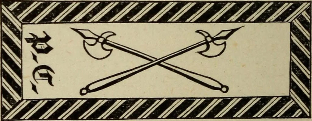 An illustration from The Knights of Pythias complete manual and text-book .., 1886, leaf 273