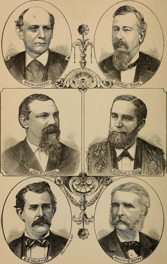 An illustration from The Knights of Pythias complete manual and text-book .., 1886, leaf 361
