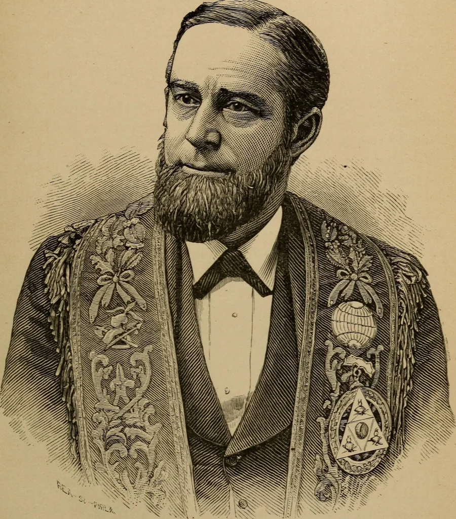 An illustration from The Knights of Pythias complete manual and text-book .., 1886, leaf 436