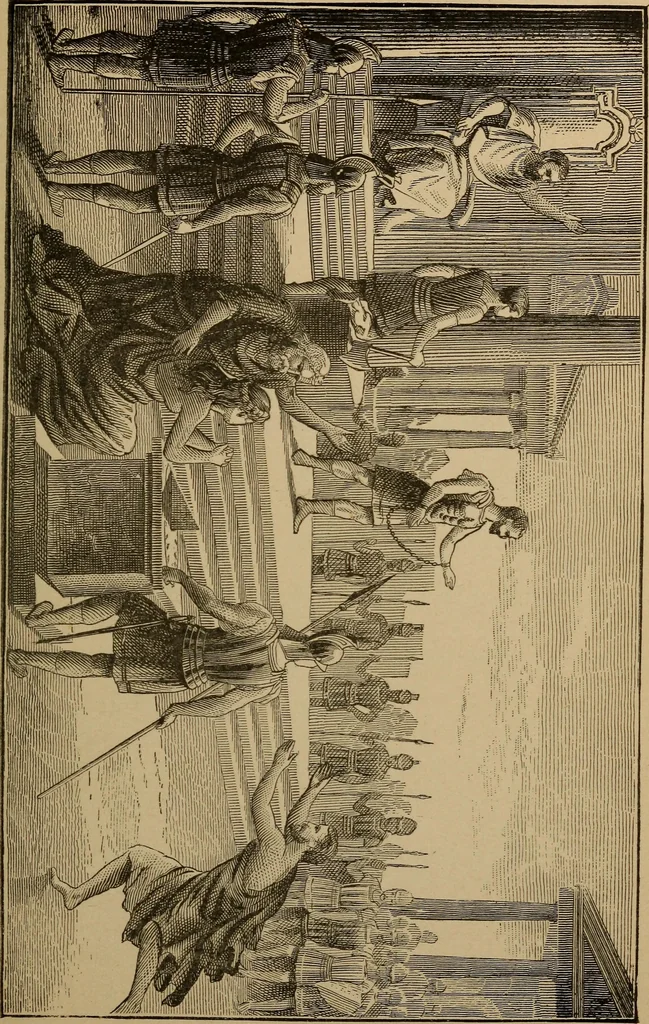 An illustration from The Knights of Pythias complete manual and text-book .., 1886, leaf 90