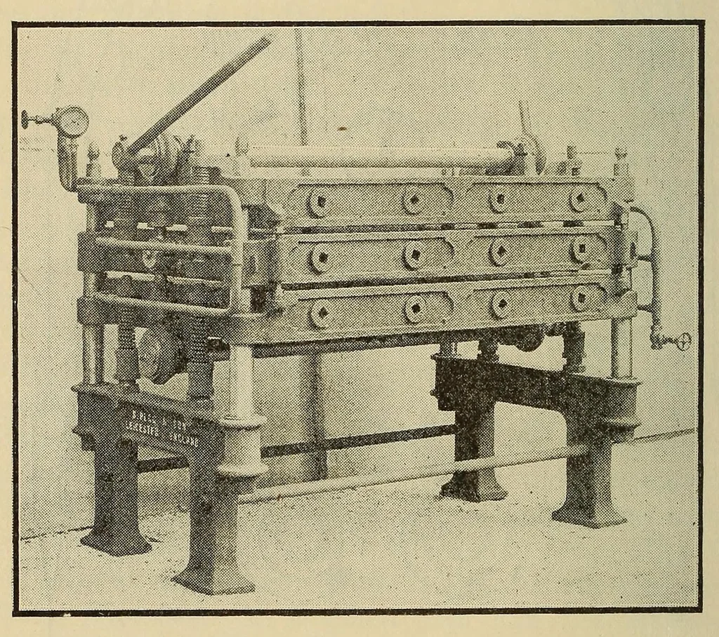 An illustration from Knitted fabrics, 1919, leaf 148