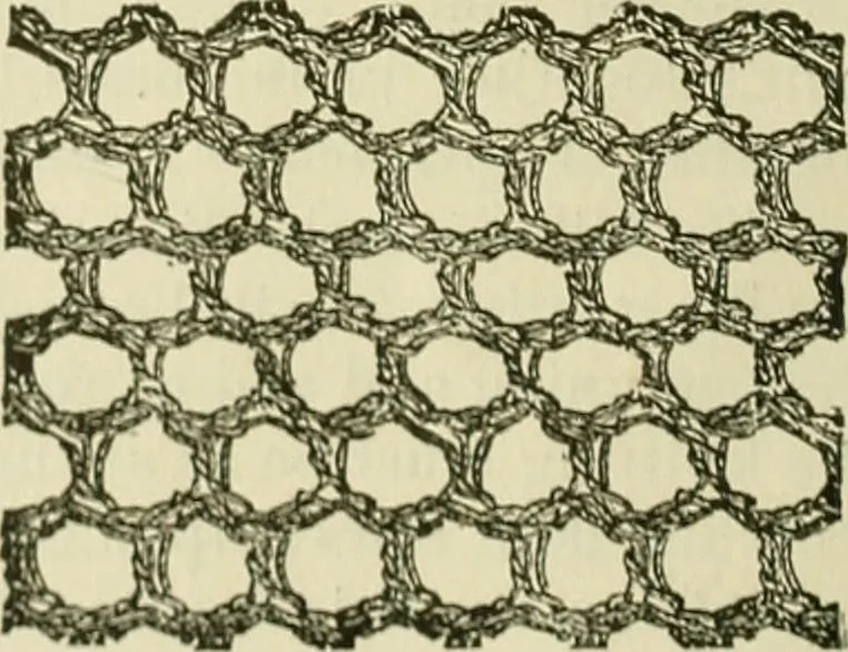 An illustration from Knitting : how to knit and what to knit..., 1884, leaf 39