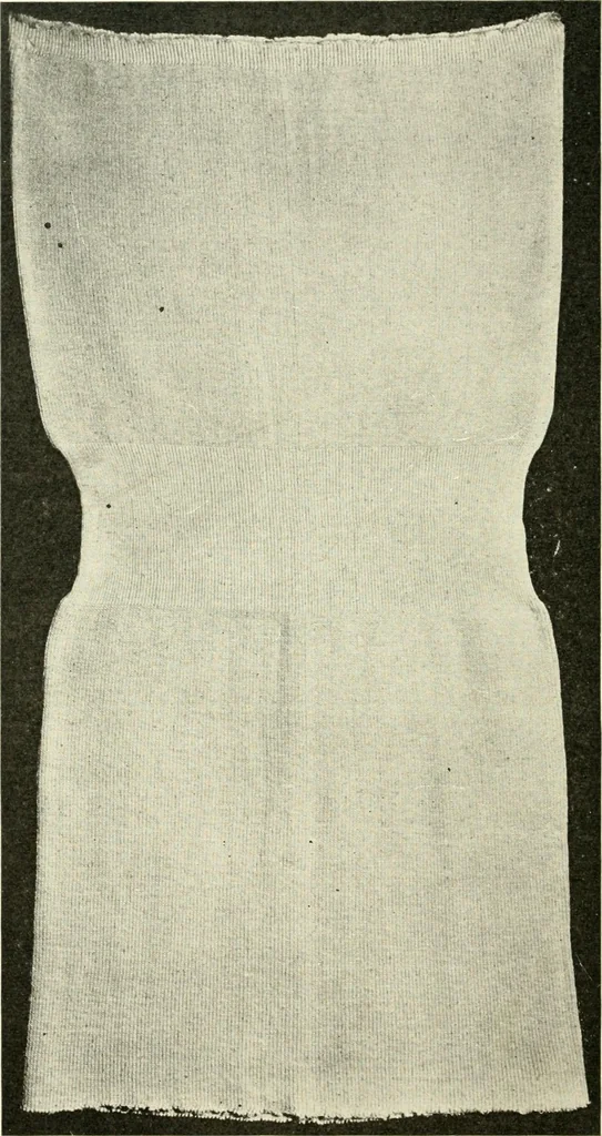 An illustration from Knitting; a manual of practical instruction in the mechanical details of all types of knitting machinery, their operation, adjustment, and care, 1909, leaf 101