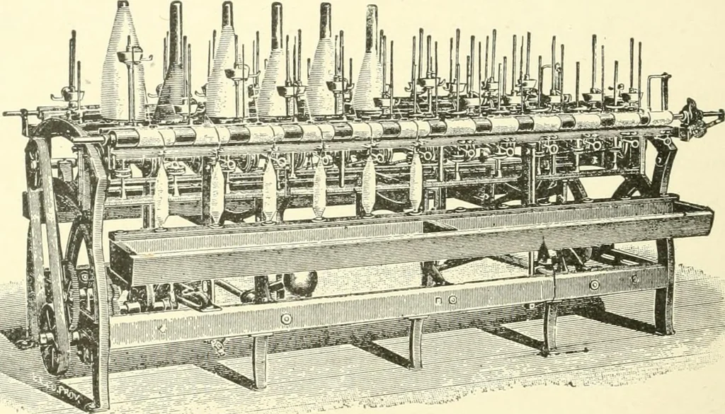 An illustration from Knitting; a manual of practical instruction in the mechanical details of all types of knitting machinery, their operation, adjustment, and care, 1909, leaf 15