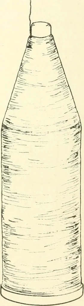 An illustration from Knitting; a manual of practical instruction in the mechanical details of all types of knitting machinery, their operation, adjustment, and care, 1909, leaf 17