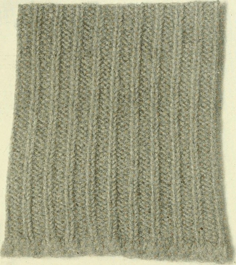 An illustration from Knitting; a manual of practical instruction in the mechanical details of all types of knitting machinery, their operation, adjustment, and care, 1909, leaf 202