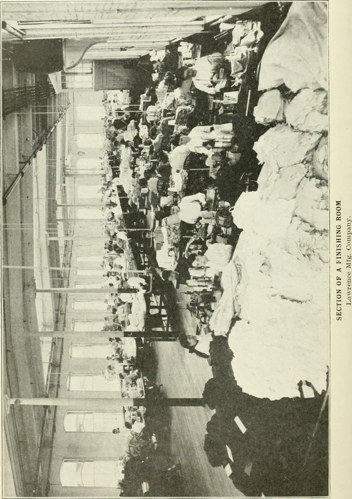 An illustration from Knitting; a manual of practical instruction in the mechanical details of all types of knitting machinery, their operation, adjustment, and care, 1909, leaf 207