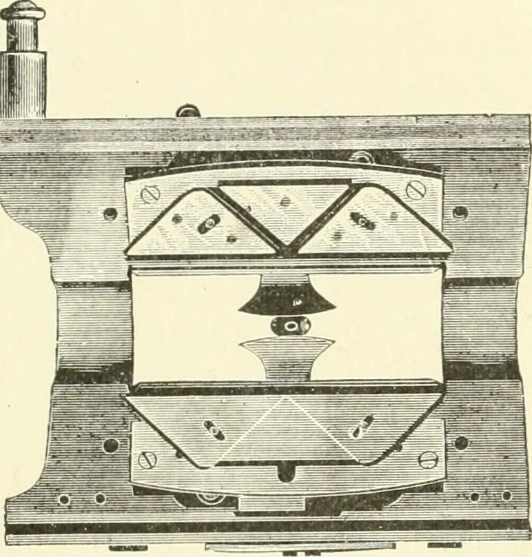 An illustration from Knitting; a manual of practical instruction in the mechanical details of all types of knitting machinery, their operation, adjustment, and care, 1909, leaf 211