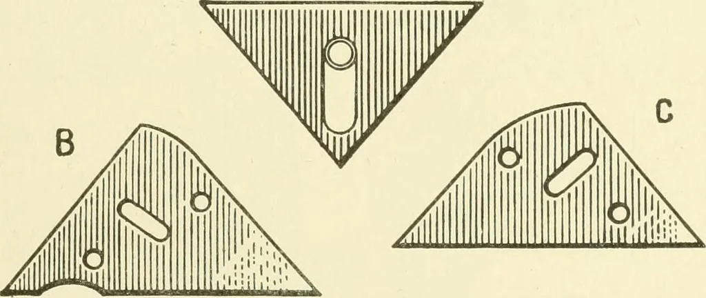 An illustration from Knitting; a manual of practical instruction in the mechanical details of all types of knitting machinery, their operation, adjustment, and care, 1909, leaf 216