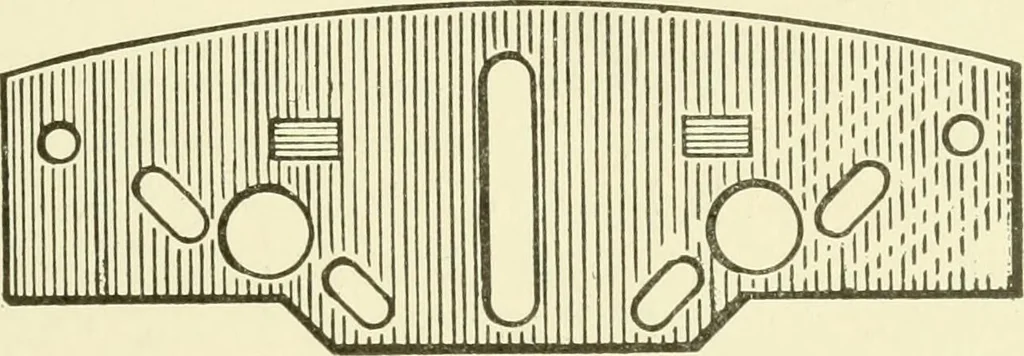 An illustration from Knitting; a manual of practical instruction in the mechanical details of all types of knitting machinery, their operation, adjustment, and care, 1909, leaf 218
