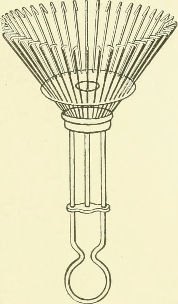 An illustration from Knitting; a manual of practical instruction in the mechanical details of all types of knitting machinery, their operation, adjustment, and care, 1909, leaf 238