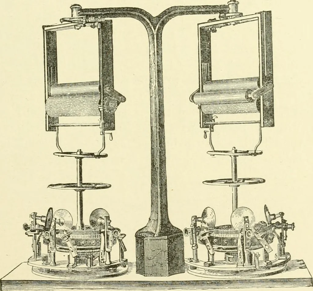 An illustration from Knitting; a manual of practical instruction in the mechanical details of all types of knitting machinery, their operation, adjustment, and care, 1909, leaf 28