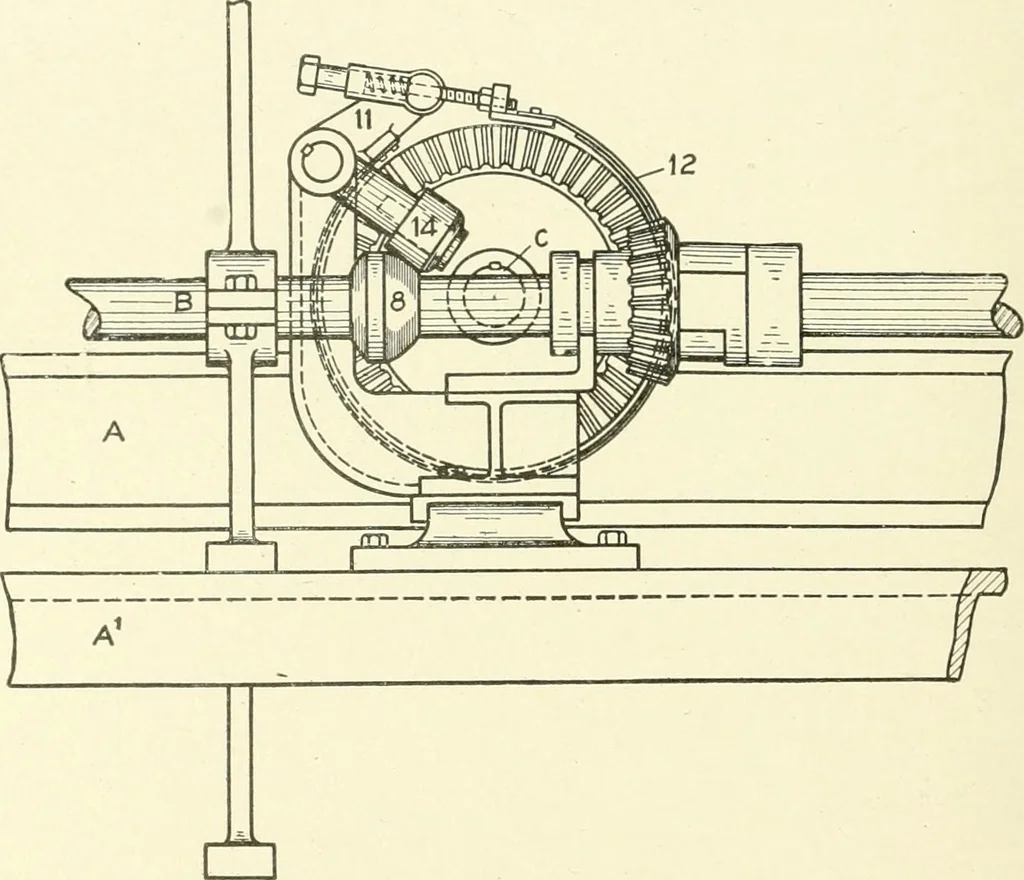 An illustration from Knitting; a manual of practical instruction in the mechanical details of all types of knitting machinery, their operation, adjustment, and care, 1909, leaf 319