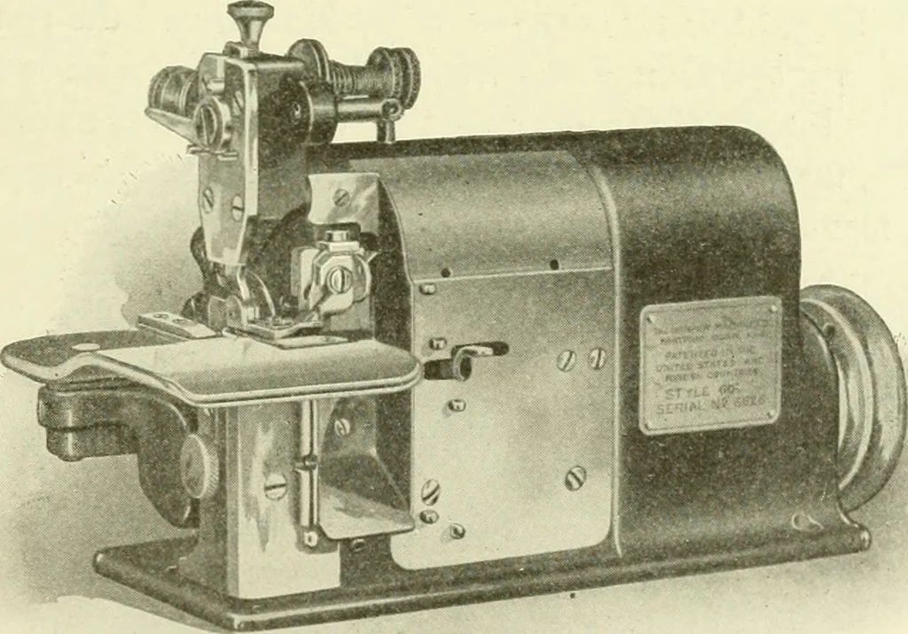 An illustration from Knitting; a manual of practical instruction in the mechanical details of all types of knitting machinery, their operation, adjustment, and care, 1909, leaf 366