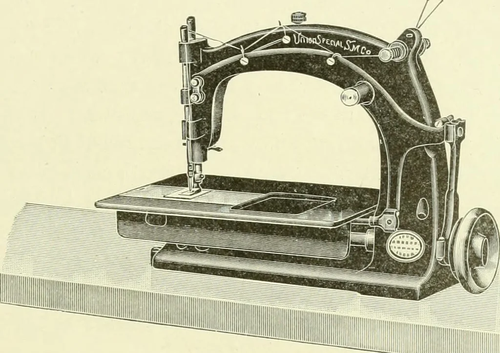 An illustration from Knitting; a manual of practical instruction in the mechanical details of all types of knitting machinery, their operation, adjustment, and care, 1909, leaf 370