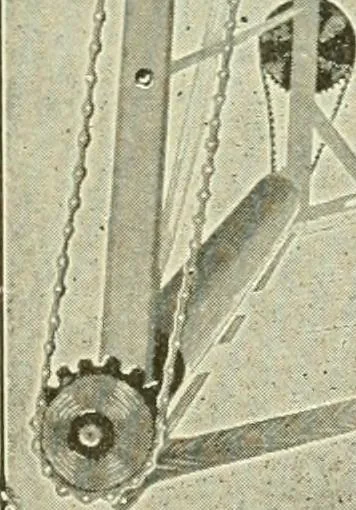 An illustration from Knitting; a manual of practical instruction in the mechanical details of all types of knitting machinery, their operation, adjustment, and care, 1909, leaf 386