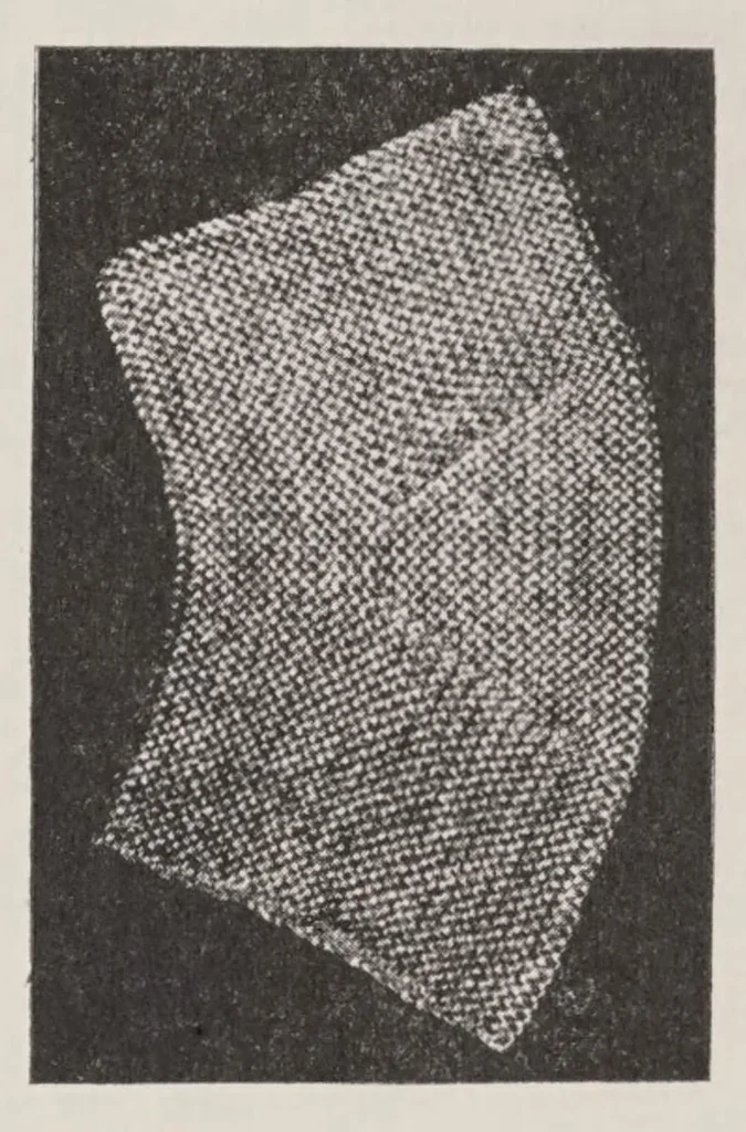 An illustration from Knitting and sewing; how to make seventy useful articles for men in the army and navy, 1918, leaf 131