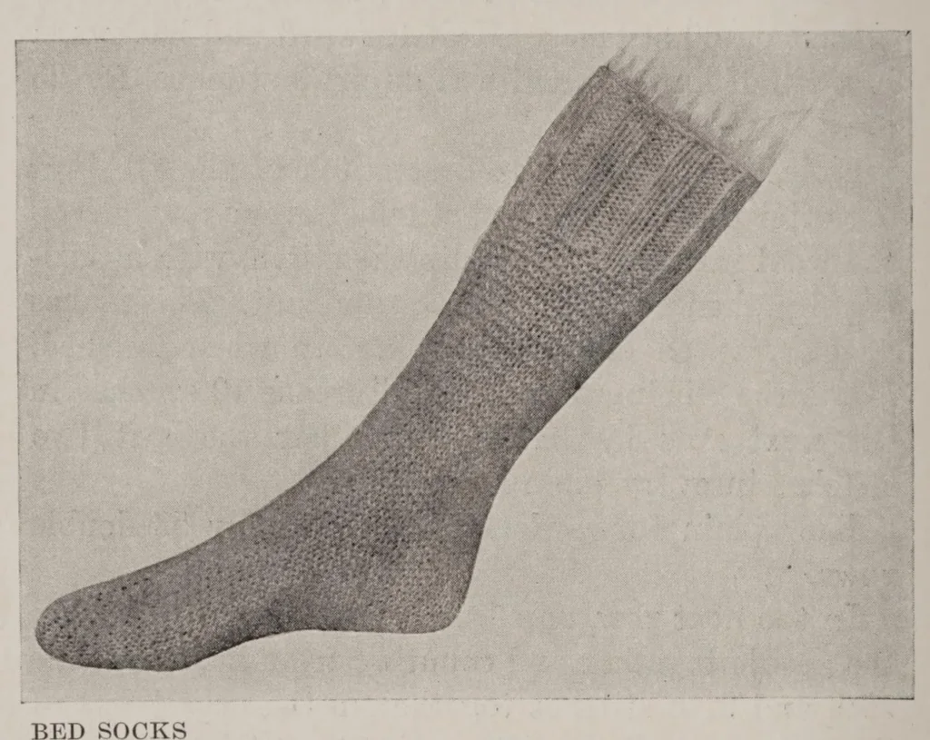 An illustration from Knitting and sewing; how to make seventy useful articles for men in the army and navy, 1918, leaf 174