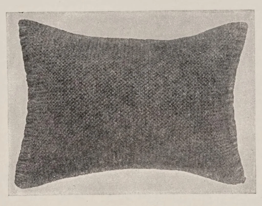 An illustration from Knitting and sewing; how to make seventy useful articles for men in the army and navy, 1918, leaf 209