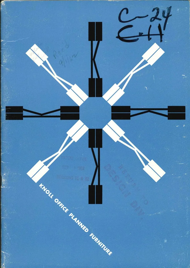 An illustration from Knoll Office Planned Furniture 1962, 1962, leaf 0