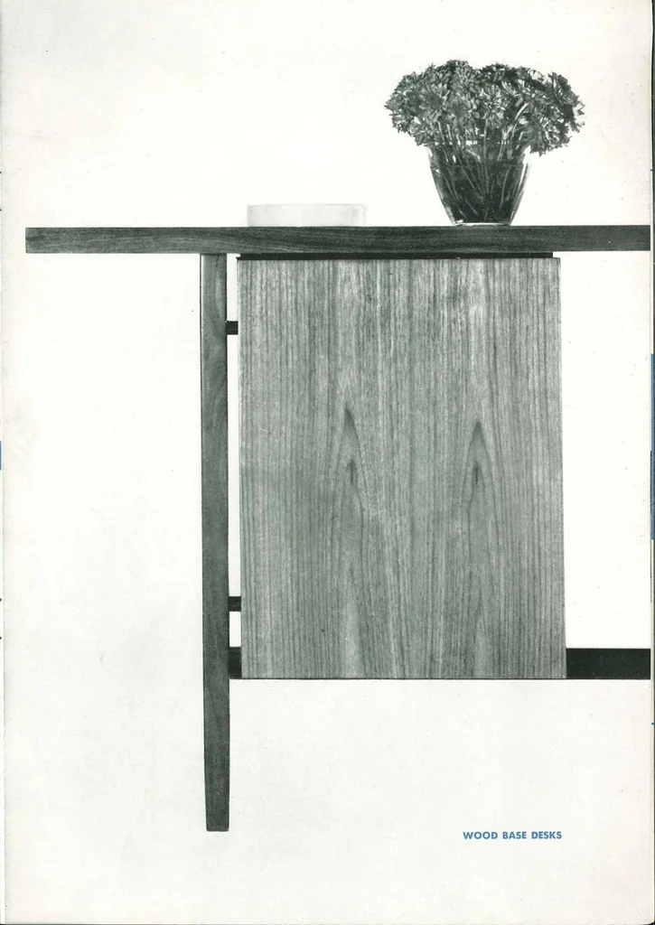 An illustration from Knoll Office Planned Furniture 1962, 1962, leaf 22