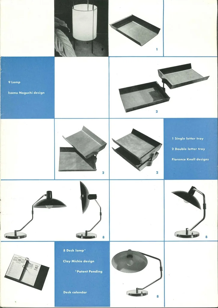 An illustration from Knoll Office Planned Furniture 1962, 1962, leaf 26