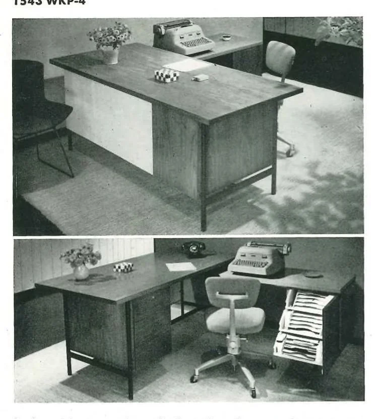 An illustration from Knoll Office Planned Furniture 1962, 1962, leaf 7