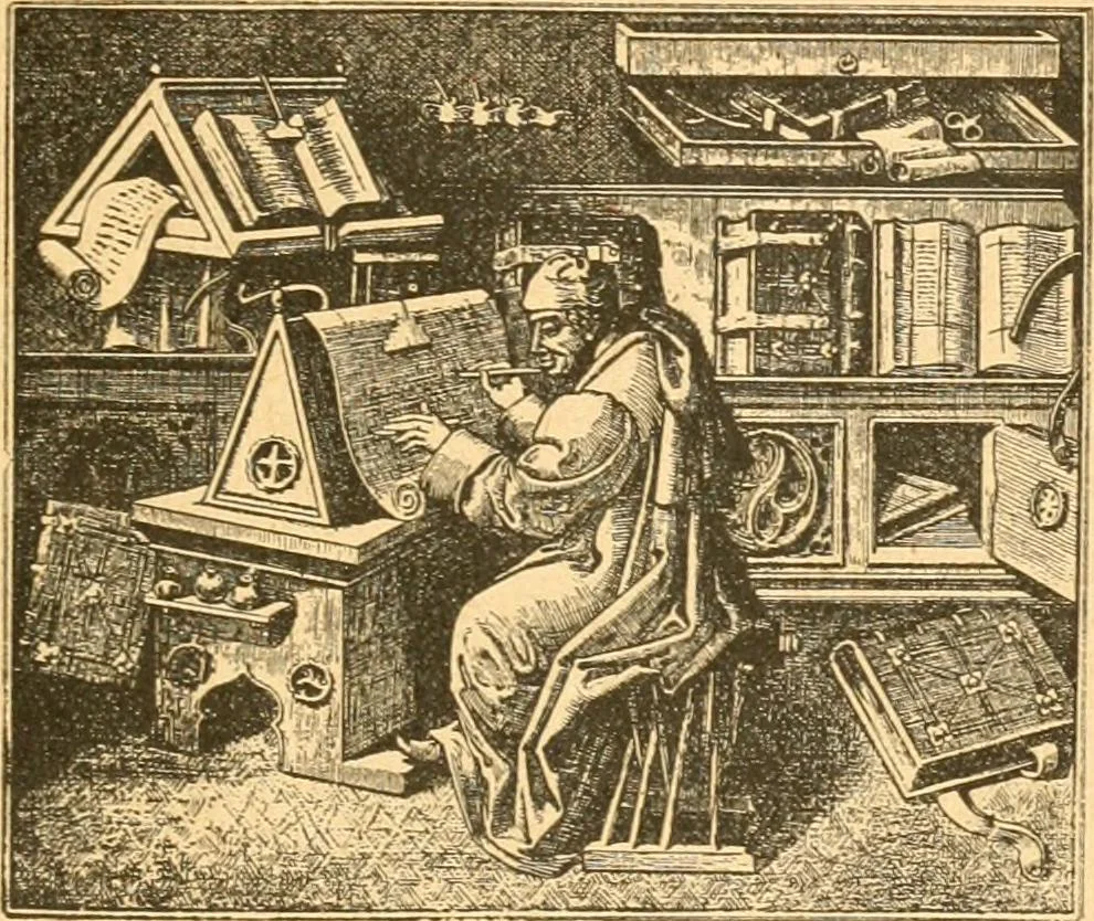 An illustration from A könyv története, 1915, leaf 148