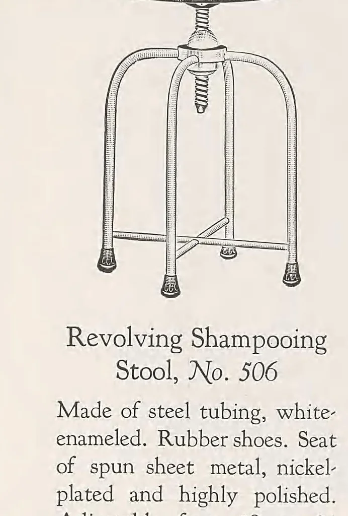 An illustration from Kochs' beauty parlor fixtures and accessories, leaf 38