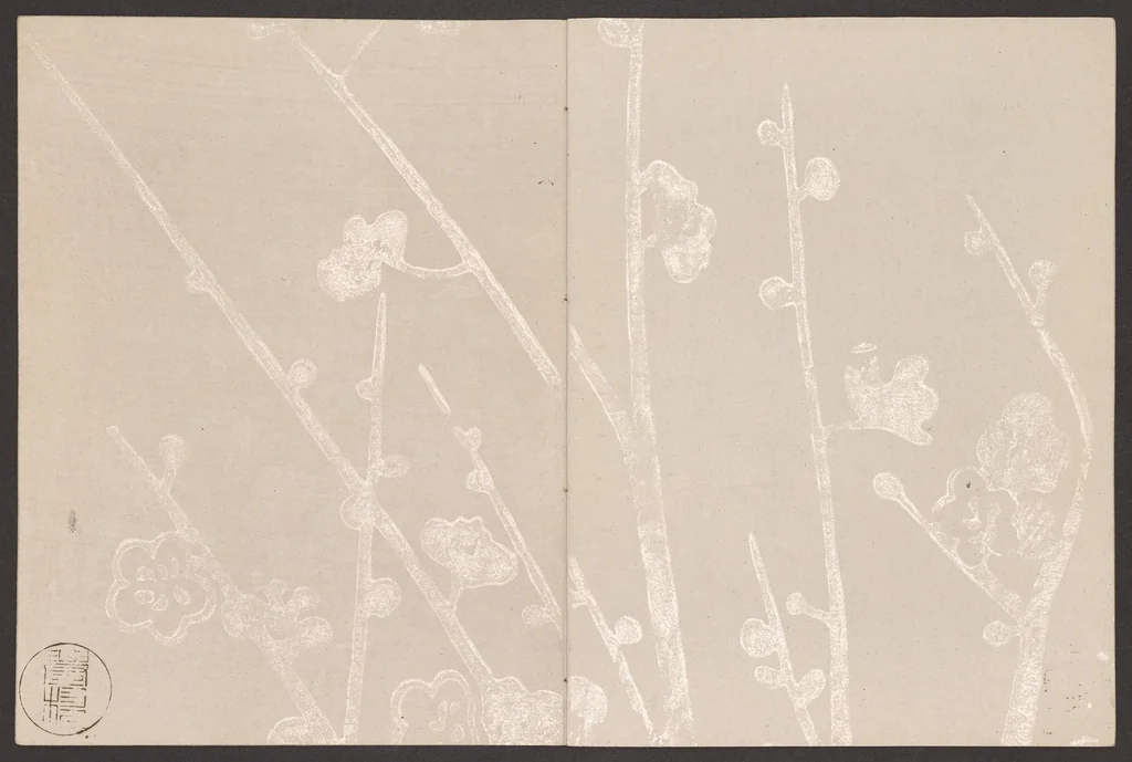 An illustration from Koetsu utaibon hyakuban, 1600, leaf 12