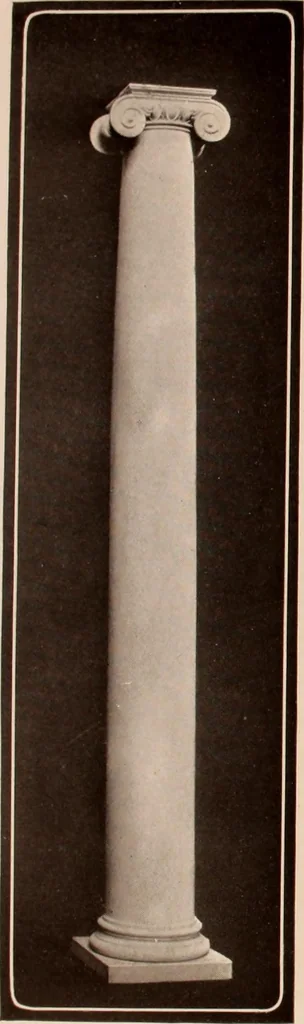 An illustration from Koll's patent lock-joint staved and turned columns., 1913, leaf 31