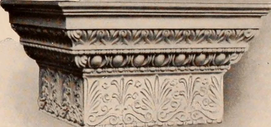 An illustration from Koll's patent lock-joint staved and turned columns., 1913, leaf 46