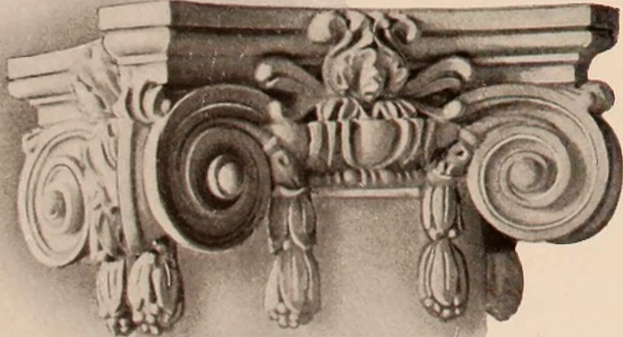 An illustration from Koll's patent lock-joint staved and turned columns., 1913, leaf 46