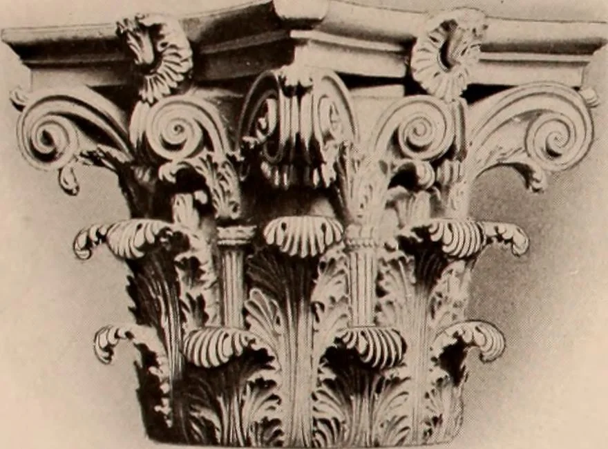 An illustration from Koll's patent lock-joint staved and turned columns., 1913, leaf 48