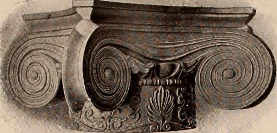 An illustration from Koll's patent lock-joint staved and turned columns., 1913, leaf 48