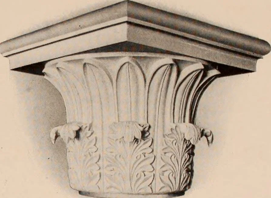 An illustration from Koll's patent lock-joint staved and turned columns., 1913, leaf 48
