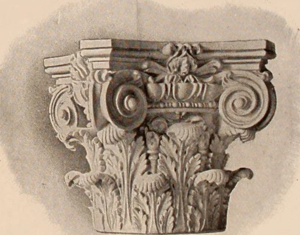 An illustration from Koll's patent lock-joint staved and turned columns., 1913, leaf 48