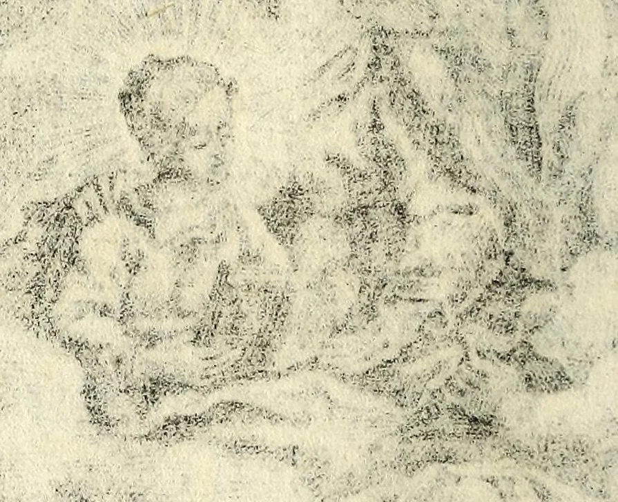 An illustration from Königliche Halss-Zierde einer Gott-liebenden Seelen : in sich begreiffend überaus kräftige Morgen- Abend- Mess- Beicht- und Communion-Gebetter, zu dem hochwürdigsten Sacrament des Altars, der aller-heiligsten Dreyfaltigkeit, von süssen Namen Jesu, Leiden Christi, zu der Mutter Gottes, allen Heil. Engeln und verschidenen Heiligen Gottes : nebst beygefügten Tag-Zeiten zu der göttlichen Fürsichtigkeit ... wie auch mit unterschiedlichen Litaneyen ... : allen Gott-liebenden Herzen zu grösserer Andacht aus verschiedenen approbirten Büchern zusammen getragen, auch auf ein neues in vielen verbesseret .., leaf 298