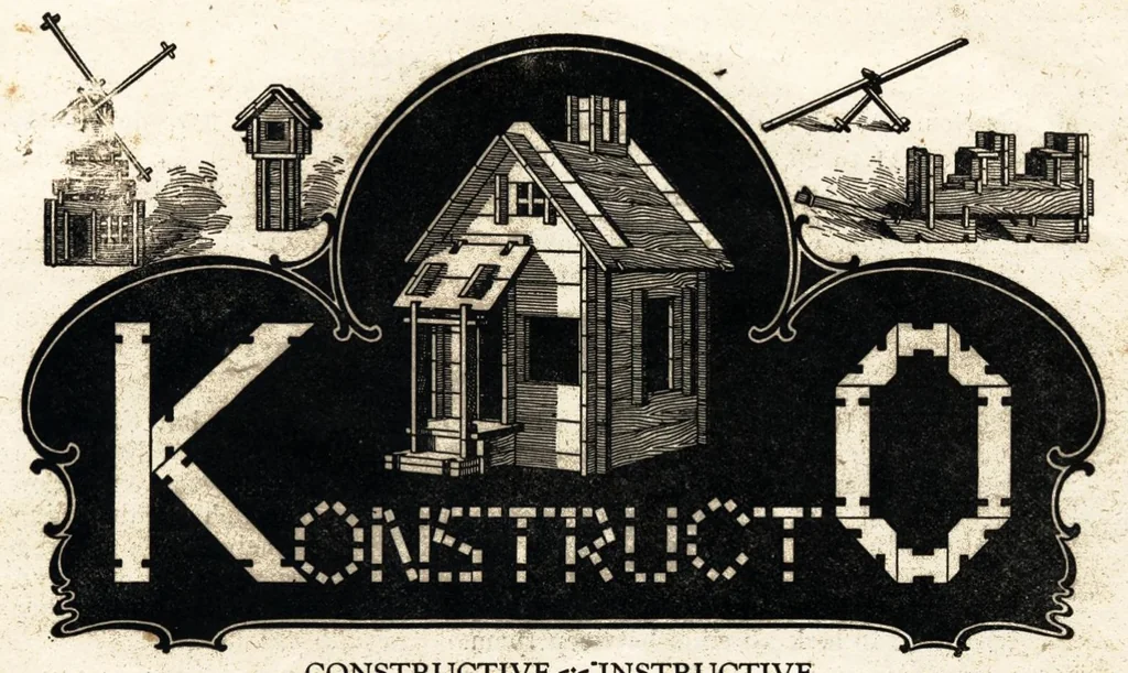 An illustration from Konstructo building blocks., 1918, leaf 0