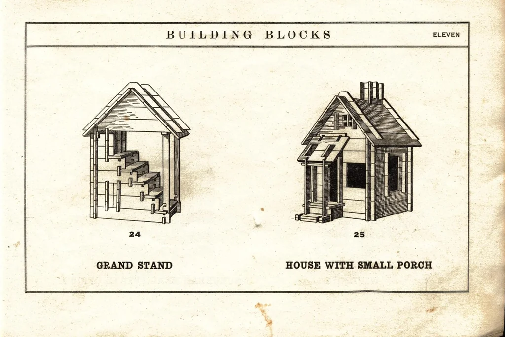 An illustration from Konstructo building blocks., 1918, leaf 10