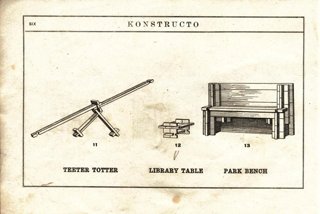 An illustration from Konstructo building blocks., 1918, leaf 5