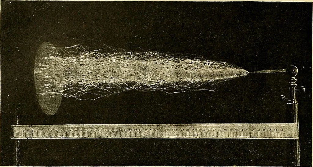 An illustration from Konstruktion, Bau und Betrieb von Funkeninduktoren und deren Anwendung, mit besonderer Berücksichtigung der Röntgenstrahlen-Technik, 1904, leaf 109