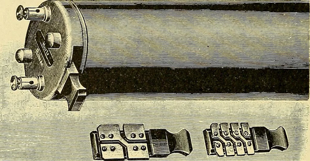 An illustration from Konstruktion, Bau und Betrieb von Funkeninduktoren und deren Anwendung, mit besonderer Berücksichtigung der Röntgenstrahlen-Technik, 1904, leaf 111
