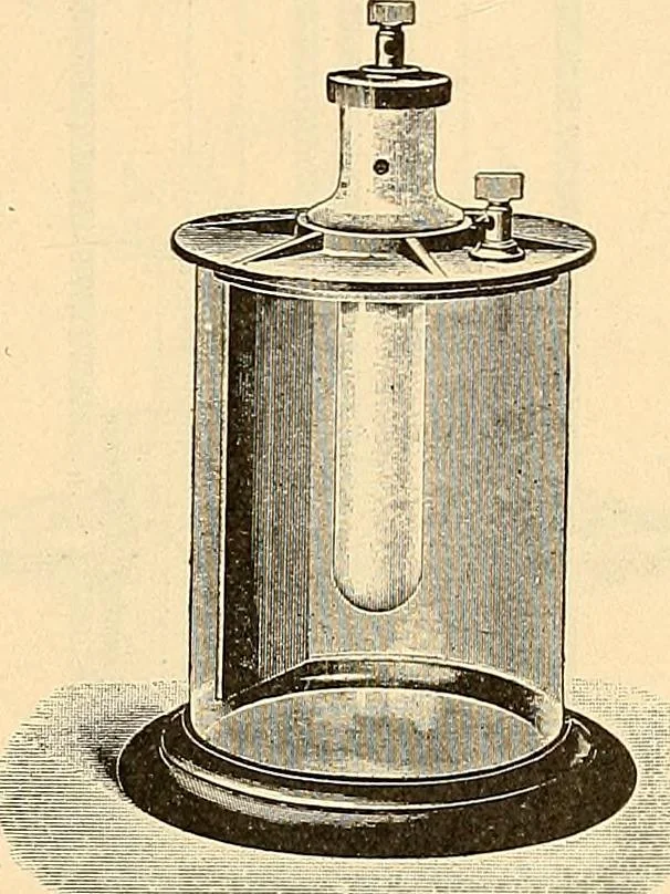 An illustration from Konstruktion, Bau und Betrieb von Funkeninduktoren und deren Anwendung, mit besonderer Berücksichtigung der Röntgenstrahlen-Technik, 1904, leaf 116