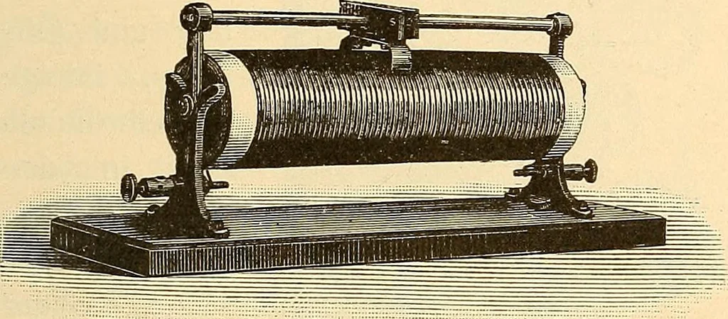 An illustration from Konstruktion, Bau und Betrieb von Funkeninduktoren und deren Anwendung, mit besonderer Berücksichtigung der Röntgenstrahlen-Technik, 1904, leaf 130